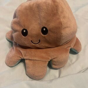 Kawaii Tan Green Reversible Plush Toy